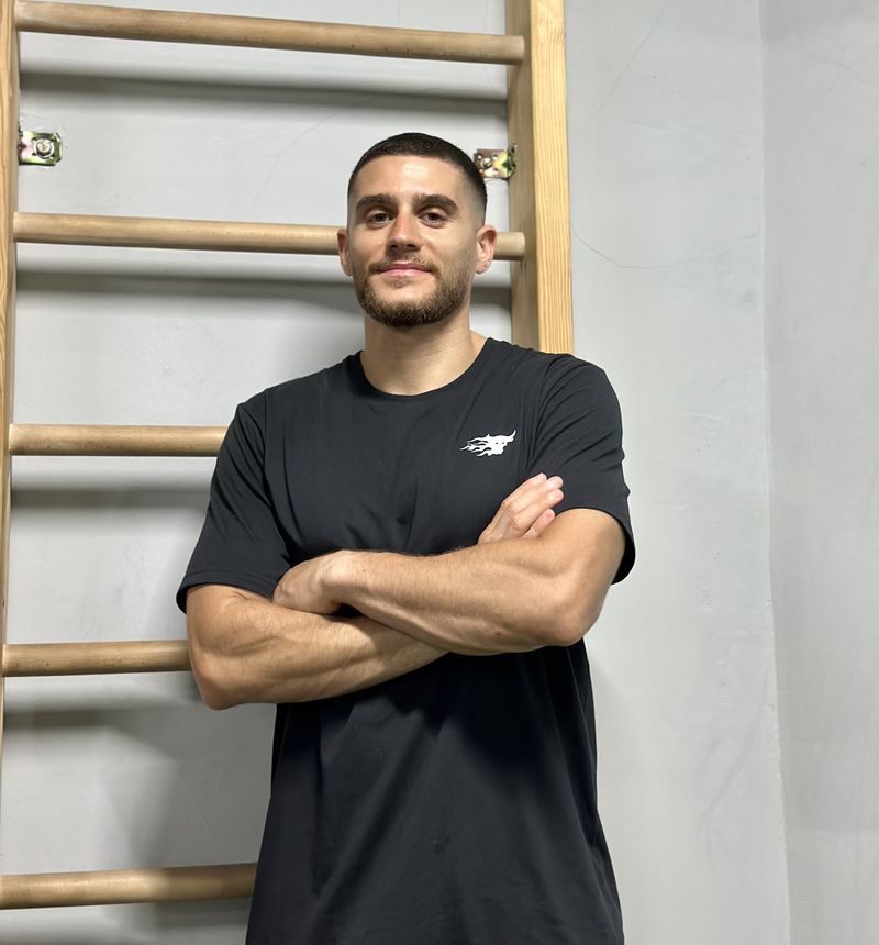 Michalis Kakoullis, trainer at the gym