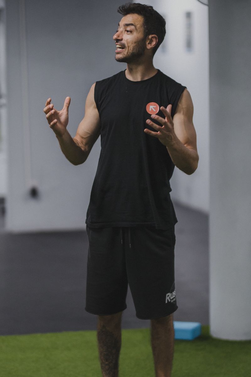 Stefanos Hadjinicolaou, trainer at the gym